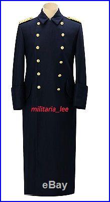 WW2 German Repro Kriegsmarine Admiral Wool Overcoat All Sizes