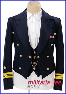 WW2 German Repro Kriegsmarine Navy Blue Wool Mess Dress Tunic All Sizes