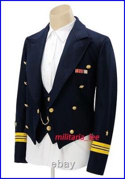 WW2 German Repro Kriegsmarine Navy Blue Wool Mess Dress Tunic All Sizes