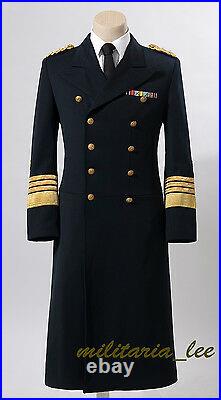 WW2 German Repro Kriegsmarine(Navy)Navy Blue Whipcord Frock Coat All Sizes