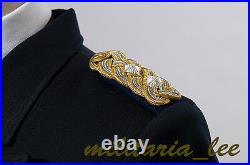 WW2 German Repro Kriegsmarine(Navy)Navy Blue Whipcord Frock Coat All Sizes