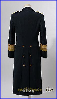WW2 German Repro Kriegsmarine(Navy)Navy Blue Whipcord Frock Coat All Sizes