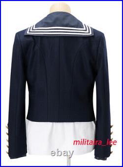 WW2 German Repro Kriegsmarine Sailor Navy Blue Wool Mess Dress Tunic All Sizes