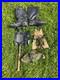 WW2 German Repro Lot Reenactor A Frame, Boots, bayonet frog, Helmet Cover