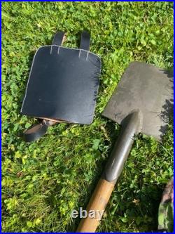 WW2 German Repro Lot Reenactor A Frame, Boots, bayonet frog, Helmet Cover