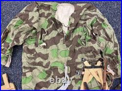 WW2 German Repro Lot Reenactor Smith, A Frame, Ammo Pouches, Belt, Helmet Covers