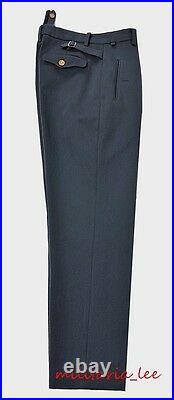 WW2 German Repro Luftwaffe Officer M35 Blue Gray Gabardine Trousers All Sizes