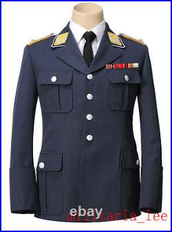 WW2 German Repro Luftwaffe Officer M35 Blue Gray Gabardine Tunic All Sizes