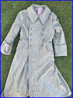 WW2 German Repro M42 Wool Greatcoat Overcoat Great Coat Over coat Size 38
