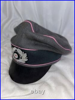 WW2 German Repro Panzer Crusher Cap NICE