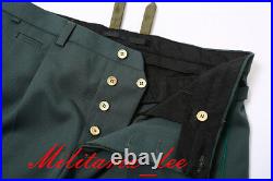 WW2 German Repro Police Officer Police Green Gabardine Trousers All Sizes