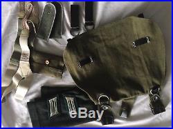 WW2 German Reproduction Kit Uniform / Tunic / Breadbag / Gaiters / Helmet