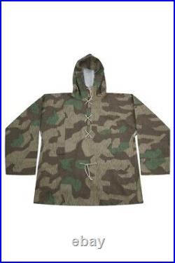 WW2 German Reversible Splinter 31 Spring Camo Smock With Hood