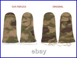 WW2 German Reversible Winter Parka Mittens in Marsh Sumpfsmuster 43 Camo