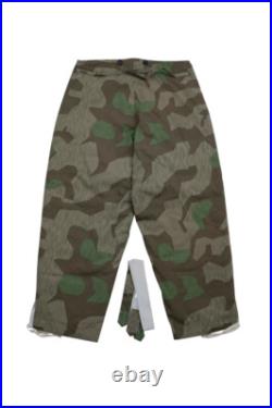 WW2 German Reversible Winter Trousers in Splinter 31 Fall Camo