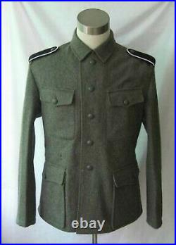 WW2 German SS M42 Field Grey Wool Tunic