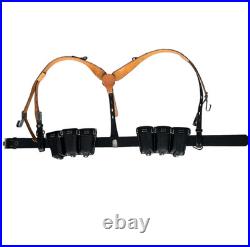 WW2 German Soldier Strap 98K Black Gear Pack Soldier Portable Gear Pack Y Strap