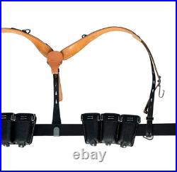 WW2 German Soldier Strap 98K Black Gear Pack Soldier Portable Gear Pack Y Strap