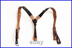 WW2 German Soldier Strap 98K Black Gear Pack Soldier Portable Gear Pack Y Strap
