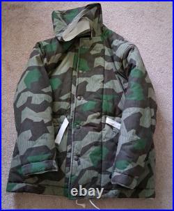 WW2 German Splinter Winter Parka Padded White Reversible