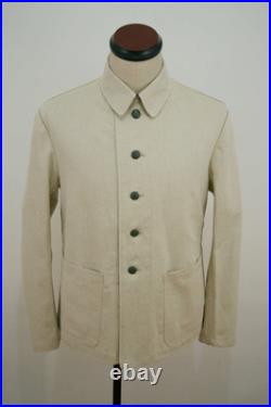WW2 German Summer HBT off-white drill service tunic