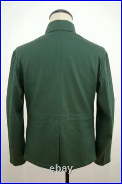 WW2 German Summer HBT reed green Drill service tunic