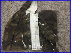 WW2 German Sumpftarn Parka and Trousers REVERSABLE Waist 30-32,- Jacket 38