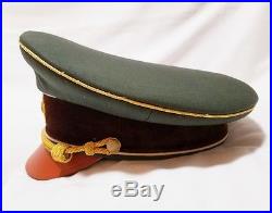 WW2 German Supreme Commanders General Officer Hat Cap Schirmmutze