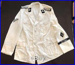 WW2 German Tunic Uniform Elite Collar Tab Cuff Title