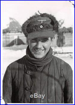 WW2 German WH Elite Winter Fur Field Cap repro