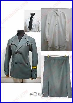 WW2 German WH Helferin Officer Gabardine Uniform (Jacket, Skirt, Shirt, Tie) M