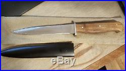 WW2 German WW2 Boot Knife Trench Knife with Scabbard Mint Condition