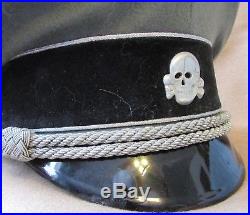WW2 German Waffen General Officer Visor Hat Cap Schirmmütze
