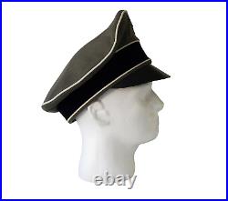 WW2 German Waffen SS Crusher Cap/Hat (Replica sz. 7 3/8) SEE DESCRIPTION