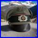 WW2 German Wehrmacht HEER Army Panzer Officer NCO Crusher Visor Hat Cap Sz 58