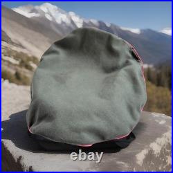 WW2 German Wehrmacht HEER Army Panzer Officer NCO Crusher Visor Hat Cap Sz 58