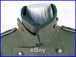 WW2 German Wehrmacht M36 Fieldgrey Wool Greatcoat M (WH Green shape field-grey)