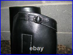 WW2 German Wehrmacht officers leather boots sz 11 (39 cm calf)