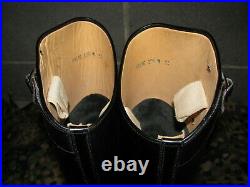 WW2 German Wehrmacht officers leather boots sz 11 (39 cm calf)