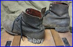 WW2 German army field leather boots M42