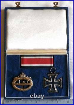 WW2 German award case U-boat next of kin reproduction