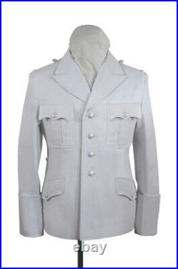 WW2 German elite M32 white cotton summer tunic