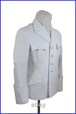 WW2 German elite M32 white cotton summer tunic