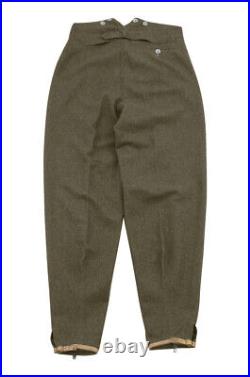 WW2 German gebirgsjägers brown wool trousers