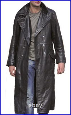 WW2 German leather greatcoat