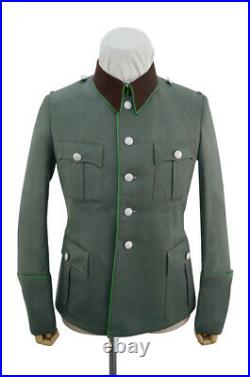 WW2 German police officer Gabardine modified waffenrock tunic