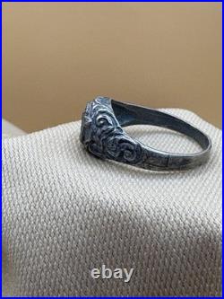 WW2. German silver ring. WWII