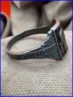 WW2. German silver ring. WWII