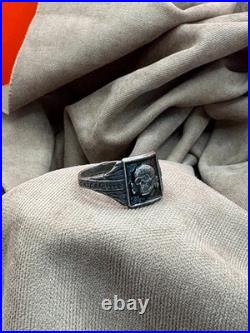 WW2. German silver ring. WWII