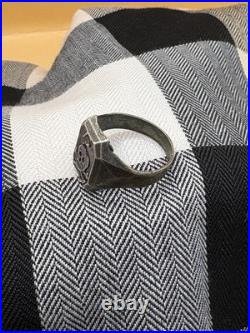 WW2. German silver ring. WWII